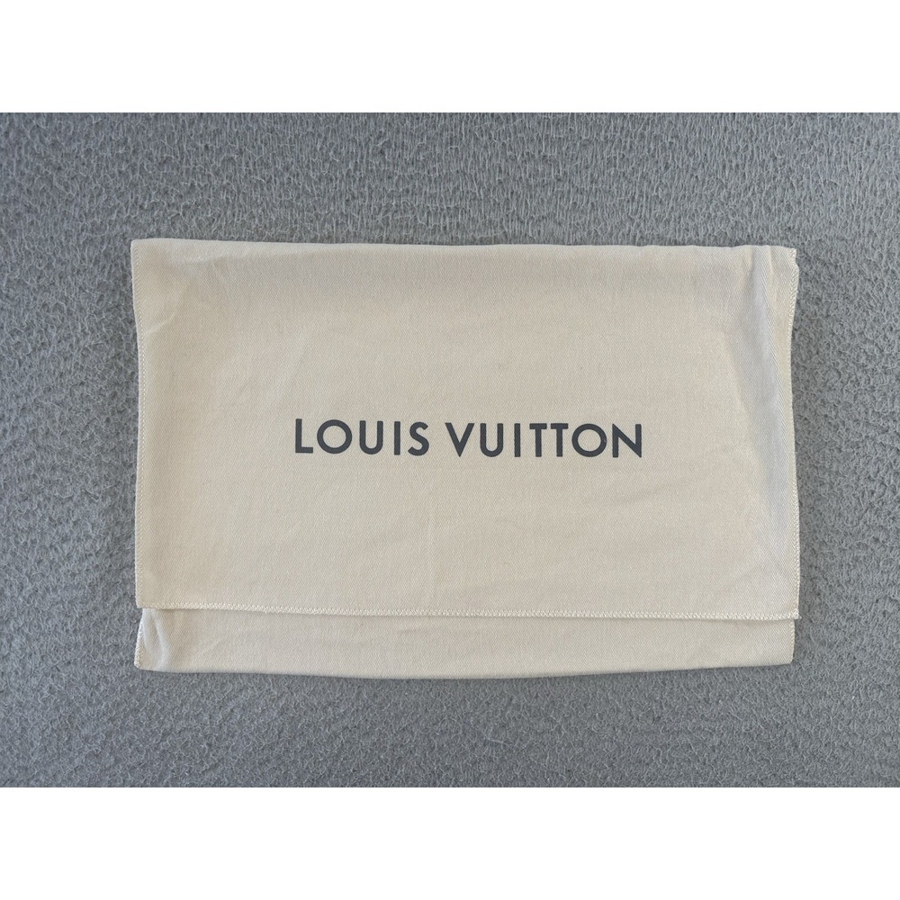 Louis Vuitton Dust Bag 15" x 10" Beige Storage Cotton Envelope Closure